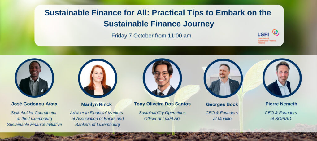 Sustainable Finance for All: Practical Tips to Embark on the Sustainable Finance Journey
