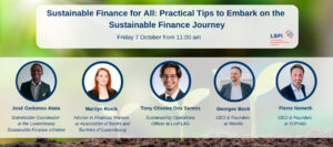 Sustainable Finance for All: Practical Tips to Embark on the Sustainable Finance Journey