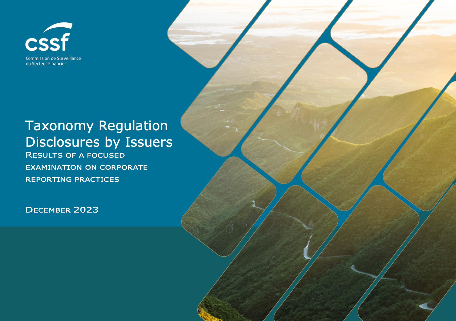 CSSF publishes report on Taxonomy Regulation Disclosures by Issuers