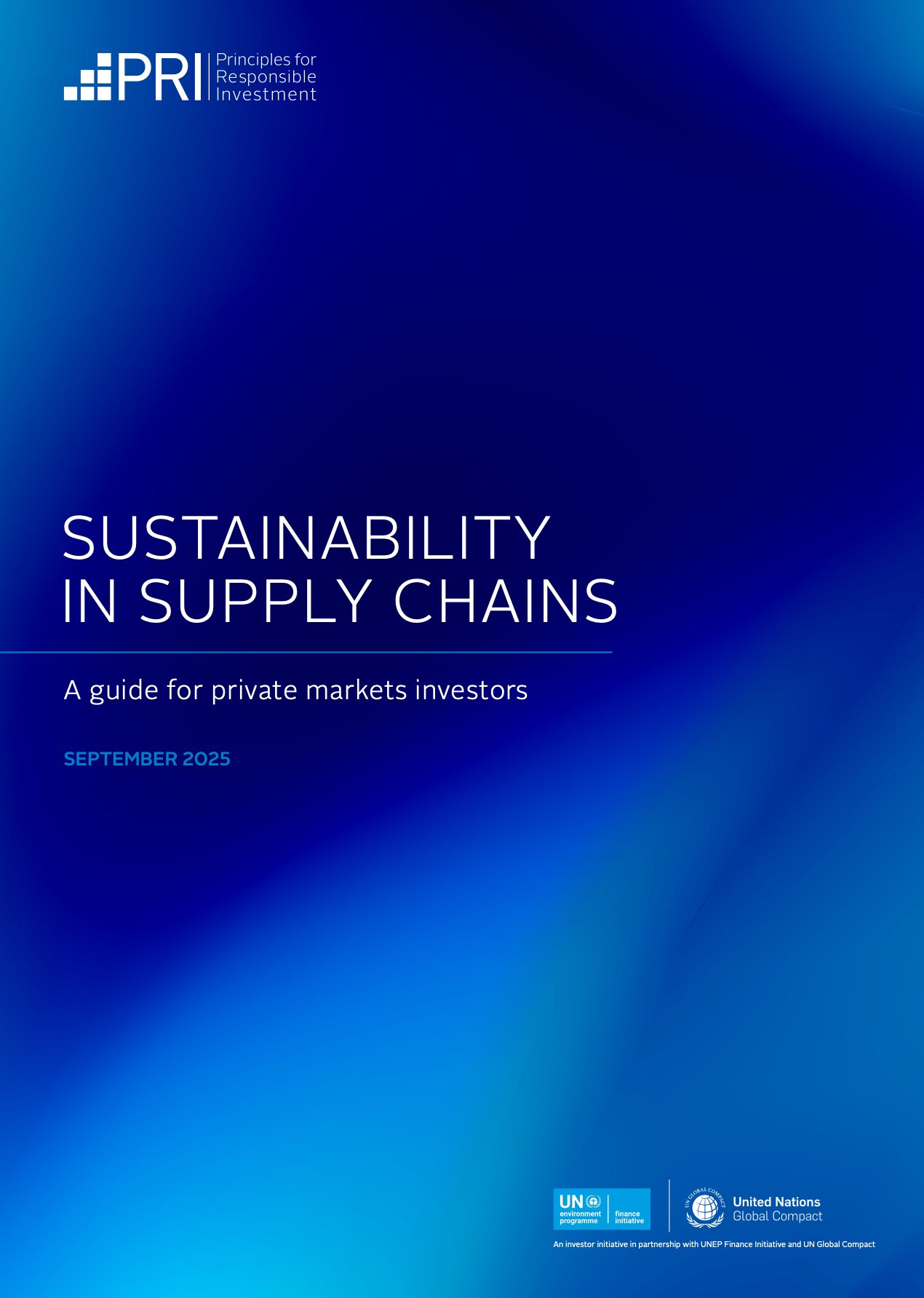 Sustainability in supply chains: A guide for private markets investors
